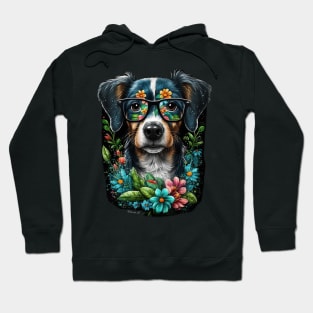 Colorful puppy Dog design #4 Hoodie